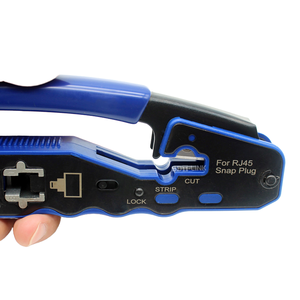 เครื่องมือจีบอเนกประสงค์คีมตาข่ายเหล็กสำหรับ CAT5 CAT6 CAT7 RJ45 Rj11คอนเนคเตอร์ R12 - Product Image 2