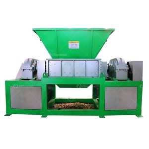 Trituratore a doppio albero brandelli vari tipi di materiali come legno di plastica metallico ecc.