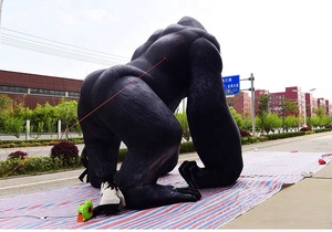 Tùy chỉnh khổng lồ Kingkong Khỉ đột Inflatable phim hoạt hình nhân vật linh vật Oxford quảng cáo - Product Image 4