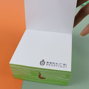 Bloc de notas con logotipo personalizado promocional, libro de notas adhesivas, papel cuadrado, ladrillo, blocs de notas coloridos, notel adhesivo portátil - Product Image 2