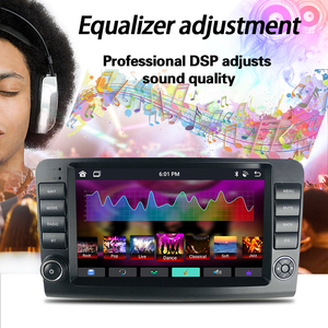 Rádio multimídia Carplay para Carro 9 polegadas 2 Din <span class=keywords><strong>Android</strong></span> 13 para Mercedes Benz Classe M Ml W164 X164 Ml350 Ml300 Gl500 Ml320 Ml280 Gl350