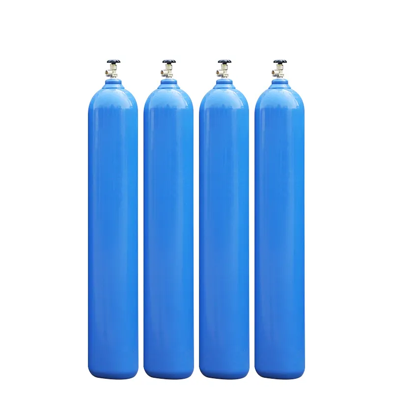 Cylindre de gaz d'oxygène 40l 150 bars, certifié TUV, prix bouteille d'oxygène, liquide compressé 48Kg, livraison gratuite