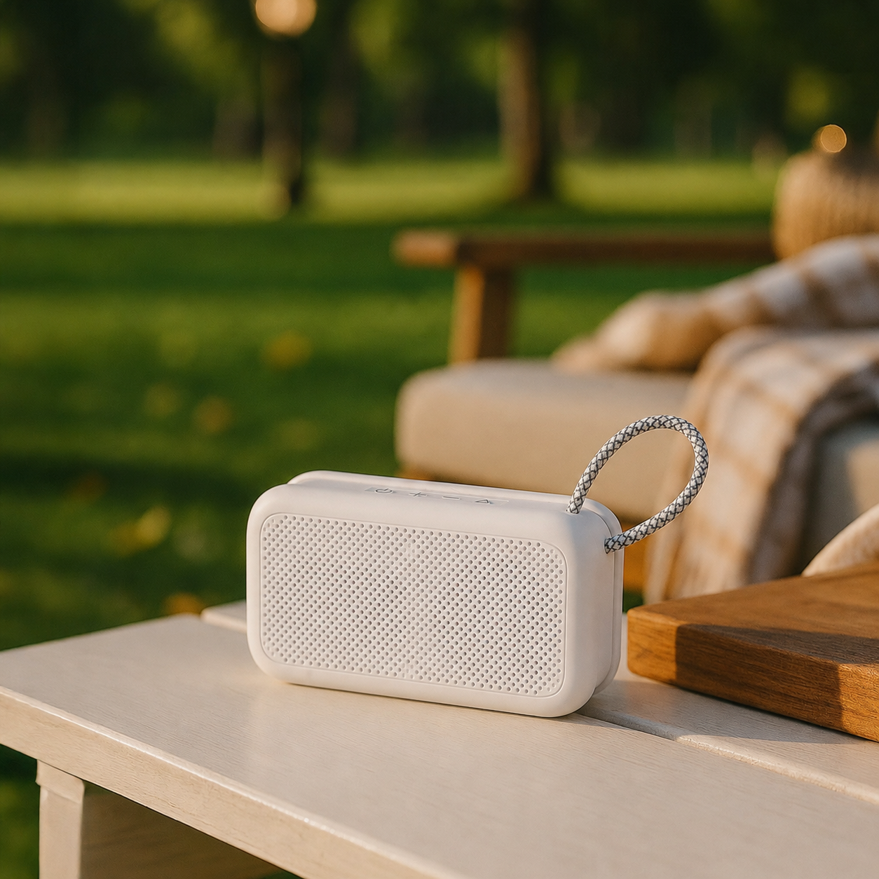 Altavoz Inalámbrico Impermeable F18 Blanco