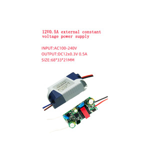 AC220V กับไดรเวอร์ SMPS DC12V0.5A LED พร้อมปลอกหุ้มสำหรับไฟ LED และพลังงานพัดลมในอุตสาหกรรมรุ่น09 - Product Image 5