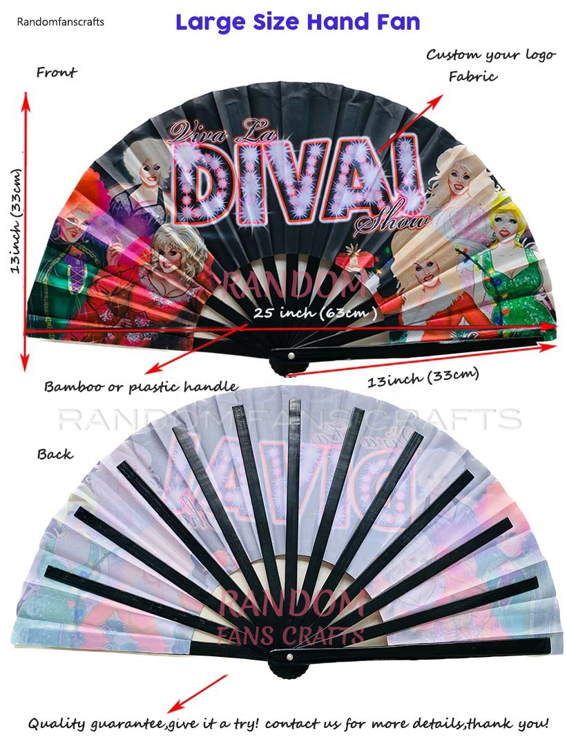 Personalize large fan,please send logo