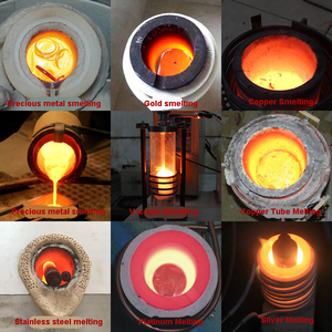 1/2/3kg 2000F Mini four de fusion d'or électrique numérique avec creuset en graphite pour étain argent cuivre aluminium