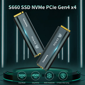 5000mb/s'ye kadar yüksek performanslı oyun 500GB 1TB 2TB 3D NAND M2 M.2 2280 PCIe Gen4x4 NVMe SSD katı hal sürücüler soğutucu - Product Image 2