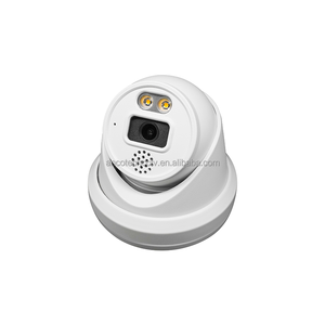 Cámara de red OEM, cámara POE IP de torreta de detección de cuerpo humano/vehículo, audio bidireccional con luces duales de 6MP, para interiores - Product Image 5