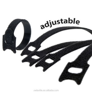 Colorido Flexible automático de doble cara reutilizable llevar auto agarre Cinch correa/gancho bucle Cable Tie Velcroes organizador de cables - Product Image 6
