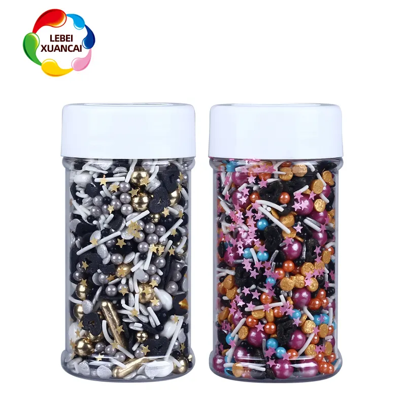 2020 New style cheapest price edible glitter star mix pressed candy bakery ingredients sprinkles candy for cake decoration