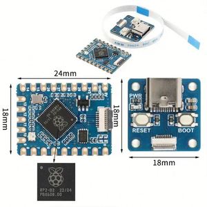 RP2040 крошечная Плата развития RP2040 ZERO Raspberry Pi PICO Split USB интерфейс - Product Image 2