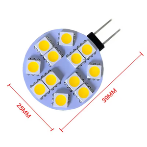 G4 soket 5050 SMD Led ampul DC 12V halojen bi-pin lamba yerine LED ampul 1.2W 1.8W 2.4W 4.8W sıcak soğuk Led ışıkları - Product Image 2