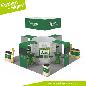 Pantalla publicitaria de aluminio con diseño personalizado, diseño de stand de exposición con carcasa plegable - Product Image 4