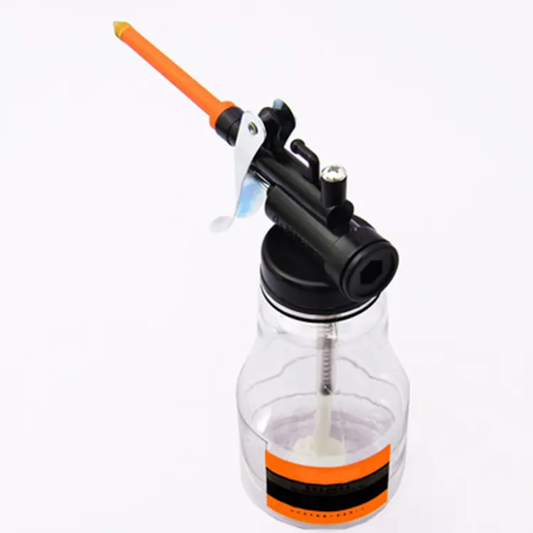250 ml lubrication feed tank spray gun pot manual high pressure pump oiler Pistol hand pump oiler