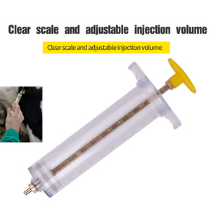 10ml/20ml/30ml/50ml/100ml jeringa veterinaria dosis ajustable vacuna inyector cerdo oveja jeringa de inyección - Product Image 4