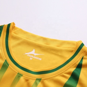 アメリカンカップブラジルサッカージャージ100% ポリエステル国チームサッカーユニフォームトレーニング服サッカーシャツ - Product Image 5