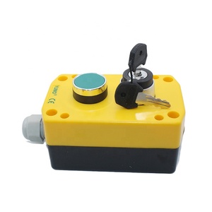 SDL16-JBPC2AD scatola di controllo di 2 fori con la scatola di controllo verde dell'interruttore a chiave della scatola di pulsante a filo - Product Image 5