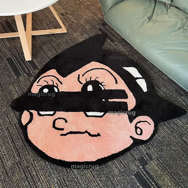 Best Selling Astro Boy Anime Padrão Tapete Crianças 3D Floor Mat Indoor Living Room Cartoon Area Tapetes