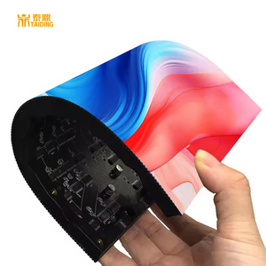 Creativo anteriore magnetico manutenzione flessibile HD modulo Led morbido P2 P2.5 P3 curvo pubblicità schermo per varie forme - Product Image 1