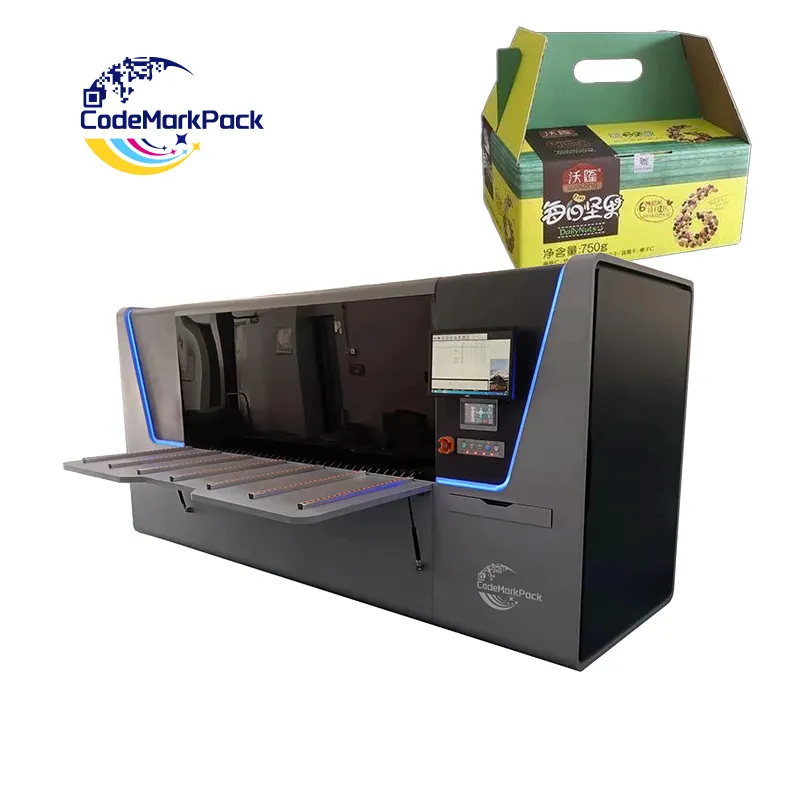 Codemarkpack Однопроходный цифровой принтер картонный принтер картонная коробка печатная машина небольшой гофрированный принтер