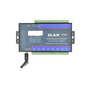 8 ช่อง wifi AI/DI/DO Re-mote I/O คอนโทรลเลอร์ L-AN Modbus T-CP P2P โมดูลเก็บข้อมูล ZLAN6844N - Product Image 2