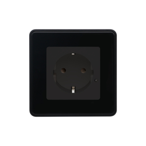 โรงงานสำหรับบ้านอัจฉริยะ Tuya 250V ~ WiFi รีโมทคอนโทรลไร้สายแบบติดผนัง10A ซ็อกเก็ต EU พร้อมเครือข่าย ZigBee ทำจากแก้ว - Product Image 3