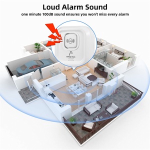 KERUI WiFi Tuya sensore di perdite d'acqua Wireless allarme perdite d'acqua 100db uso domestico sensore di rilevamento di immersione in acqua di sicurezza - Product Image 6
