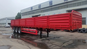 Bên thả Trailer bán với hàng rào bên có thể tháo rời nhanh chóng cho vận chuyển đa mục đích cả container và Hàng rời cho Zambia - Product Image 4