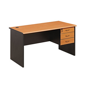 Classic Simple Wooden Office <strong>Computer</strong> <strong>Table</strong> <strong>Three</strong> Drawers <strong>Computer</strong> Desk - Product Image 1