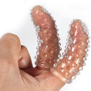 Yetişkin seks oyuncakları parmak karyolası daha fazla seçenek kadın mastürbasyon G Spot orgazm zevk parmak için granüler parmak - Product Image 3