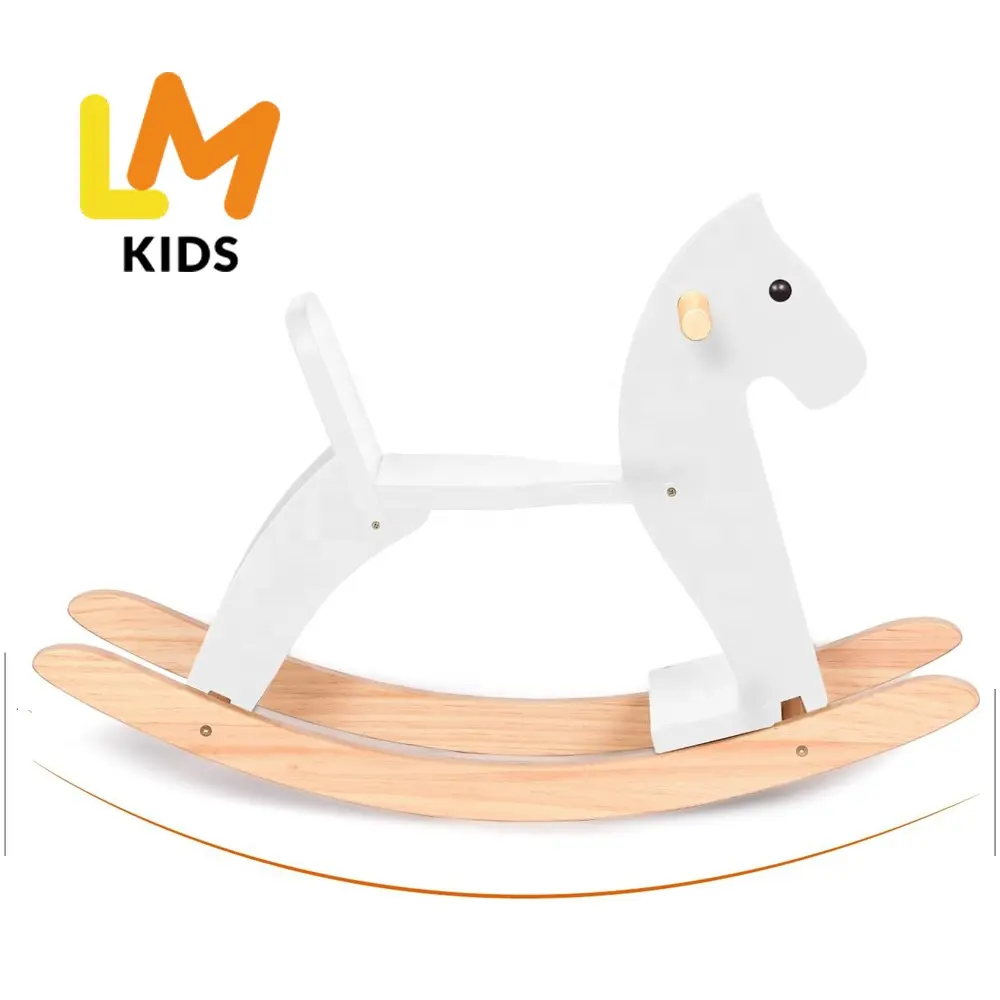 LM KIDS juguetes para niños 2024 caballo balancín caballo de madera juguete sexual