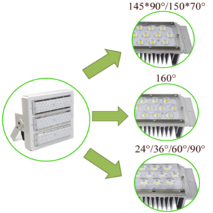 โคมไฟสนามกีฬา160 lm/w พร้อมขั้วต่อ IP65 2ขาโมดูล5050 SMD IP66กันน้ำมุมแคบไฟฟลัดไลท์ LED - Product Image 5