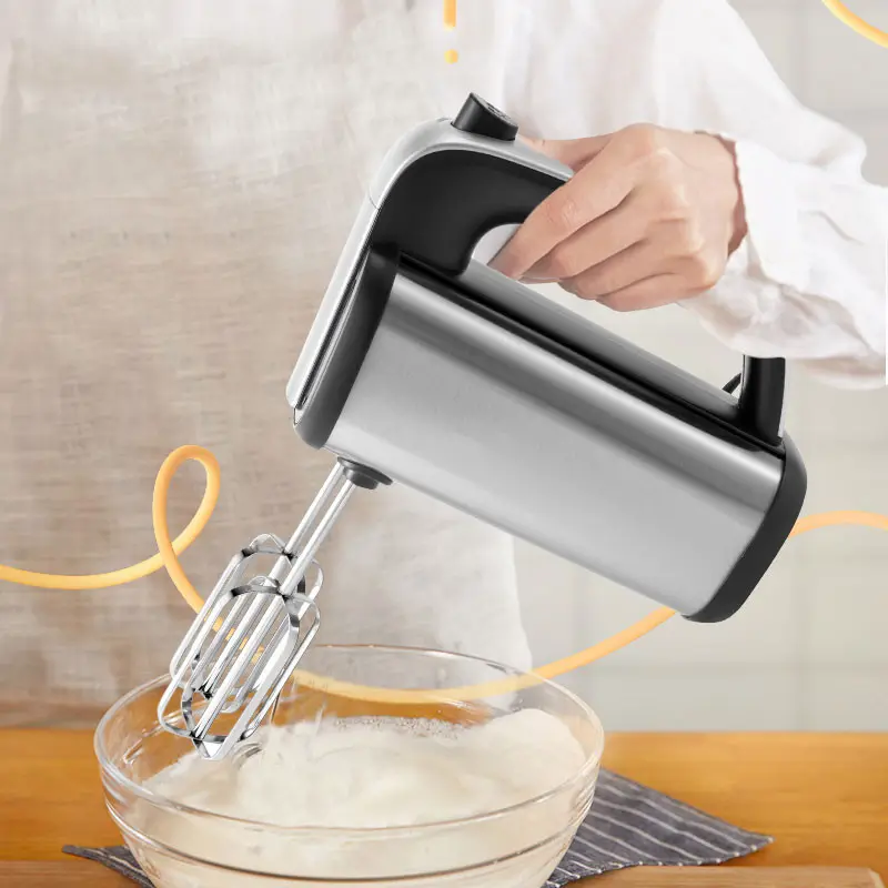 Beste Qualität Zwei leistungs starke Teig haken und Rührstab Automatischer Hand mixer für schnellen Koch