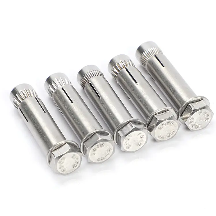 Customized M6-m12 Stainless Steel Socket Button Head Expansion Screws Hexagon Inner Expansion Bolts