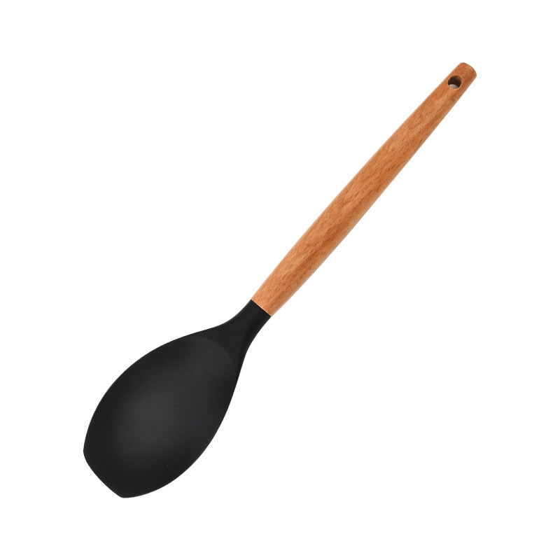 Round spatula (black)