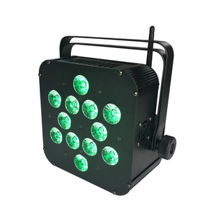 Mini Battery Wireless Uplights Par <strong>12x18w</strong> RGBWAUV <strong>6in1</strong> DJ Light IR Remote Wifi DMX Control Led Par Lights for Stage Party Show - Product Image 1