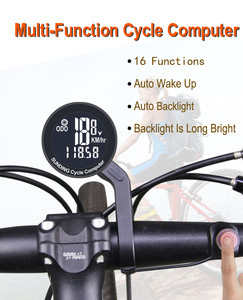 Velocímetro inalámbrico para bicicleta, dispositivo redondo multifuncional, con pantalla lcd, novedad de 2023 - Product Image 2