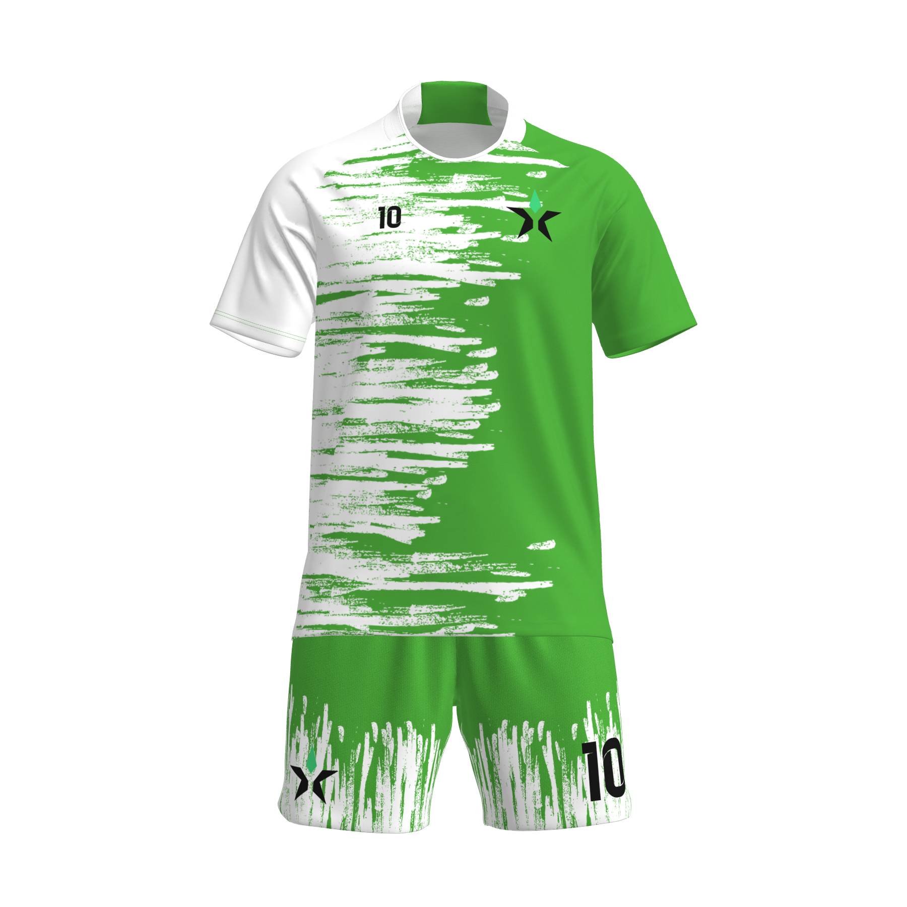 Green White