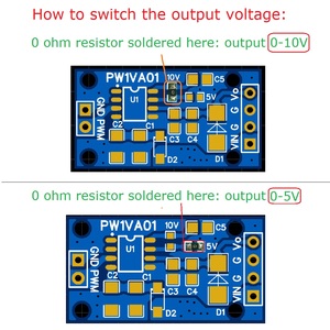 PW1VA01 Arduiuo DAC拡張モジュールDiyキットPWM〜0-5V/0-10V電圧コンバータ用NANO PRO MEGA Esp8266 Esp32 - Product Image 4