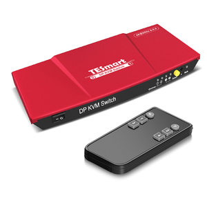 TESmart DP Kvms <strong>Switch</strong> <strong>2</strong> in <strong>1</strong> Out Displayport USB <strong>2</strong>.0 Hub 4K60Hz <strong>2</strong> Port DP <strong>KVM</strong> <strong>Switch</strong>