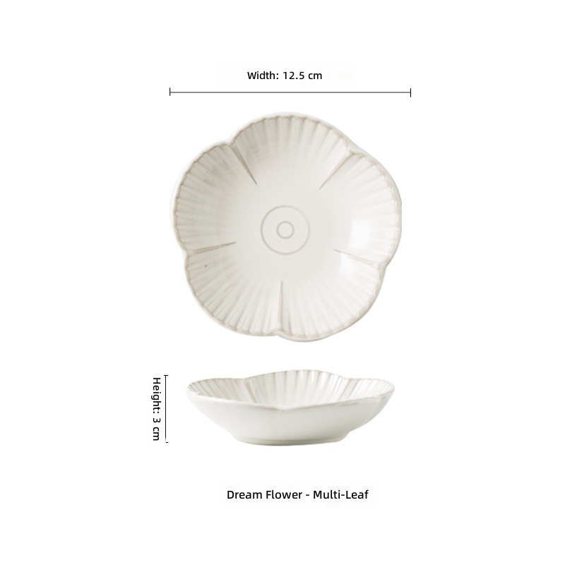 Piatto bianco da 12,5 cm