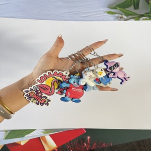 厂家促销便宜钥匙扣批发钥匙扣戒指低价可爱钥匙扣新设计 - Product Image 4
