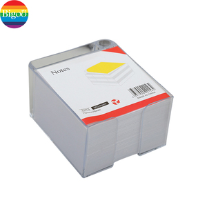 Bloc de notas de bloque de notas con Blocs de escritura personalizados en caja de PVC para oficina o promoción