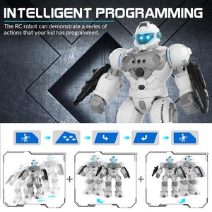 YX <strong>Remote</strong> <strong>Control</strong> <strong>Robot</strong> 360&deg; Rotation &amp; LED Lights for Learning 2.4GHz RC <strong>Robot</strong> Toy Birthday Gift Toy for Girls - Product Image 4