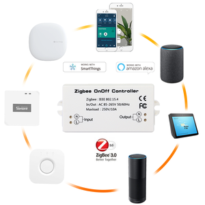 ZigBee akıllı açma kapama denetleyici çalışması yankı artı, SmartThings Hub,Tuya, eWeLink, ton, zigbee2mqtt, akıllı ZigBee Gatewa - Product Image 4