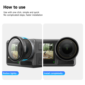 Telesin Camera <strong>Filters</strong> for DJI Osmo Action <strong>3</strong>/4 CPL ND8 ND16 ND32 Optical Lens CPL Neutral Density <strong>ND</strong> Lens <strong>Filters</strong> - Product Image 5