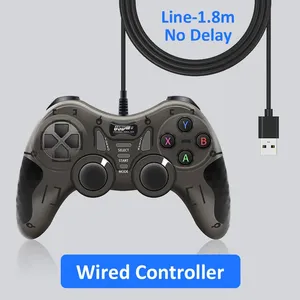 Gamepad per ps3 Controller cablato per PC Win7/8/10 Turbo Joystick per playstation3 2 vibratore 5 in 1 controllo di gioco per TV a vapore - Product Image 5