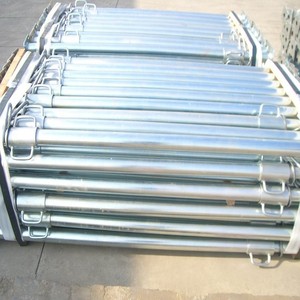 Güvenli sıcak daldırma galvanizli Premium Puntales Metalicos çelik payandalar inşaat projeleri için yatay kalıp desteği - Product Image 2