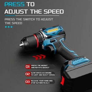工厂无刷多功能最低价格电源无绳电钻和螺丝刀 - Product Image 4