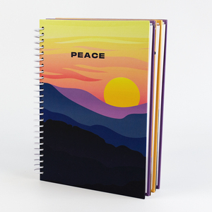 Taccuino da viaggio con stampa cartaceo con rilegatura a spirale personalizzata Whosale - Product Image 6